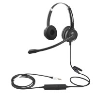 CS12MP双耳头戴降噪耳机 笔记本电脑手机耳机 话务耳机