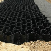 专业生产/坡体种植绿化蜂巢土工格室/防滑坡固土土工网格