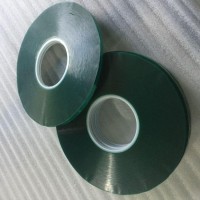 中山大码数高温绿色胶带 常用规格有现货 厚度可定制