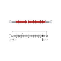 明捷分段绝缘器承力索绝缘子电气化铁路设备