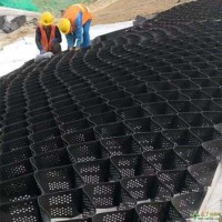 北京填土种植蜂窝状土工网|边坡固定植草绿化土工格室