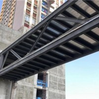 石家庄钢结构工程安装电话/北京福鑫腾达彩钢工程承揽钢结构连廊
