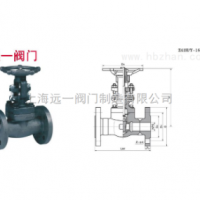 国标锻钢法兰闸阀Z41H/Y-16C