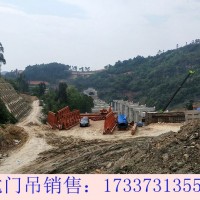 山东泰安龙门吊厂家前往实地测量数据