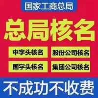 国家局中字头公司注册申请