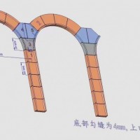 拱形骨架护坡模具标准模具尺寸规格保定驰立模具厂