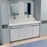 高分子洗手池手术室高背板中背板洗手池支持定制