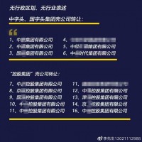 无区域企业名称申请条件—转让中字头集团公司