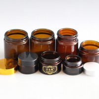 化妆品玻璃瓶 棕色精油瓶 膏霜瓶定制