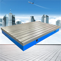 带水槽电机试验平板 加强筋足高