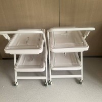 内镜二层小推车转运车  静音万向轮