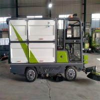 订购环卫240升挂桶纯四轮扫地车山东厂家直销价格多少钱一辆