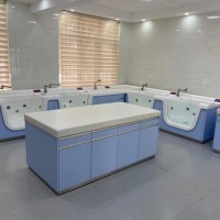 婴儿洗浴设备 新生儿洗澡游泳池 一体式防腐防潮 可定制生产