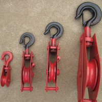吊钩型滑车使用简单 携带方便 起重能力大