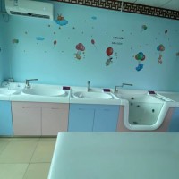 婴儿洗浴设备 新生儿洗澡游泳池 一体式防腐防潮 可定制生产