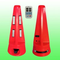 300瓦声光路锥，一体式声光警示路锥生产厂家