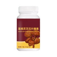 葛根灵芝压片糖果加工 odm 药食同源生产厂家
